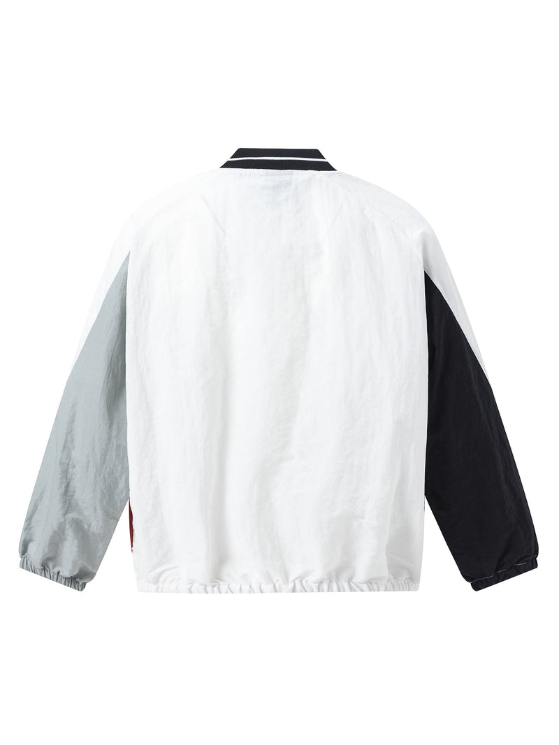 Two-tone Pieced Sweatshirt