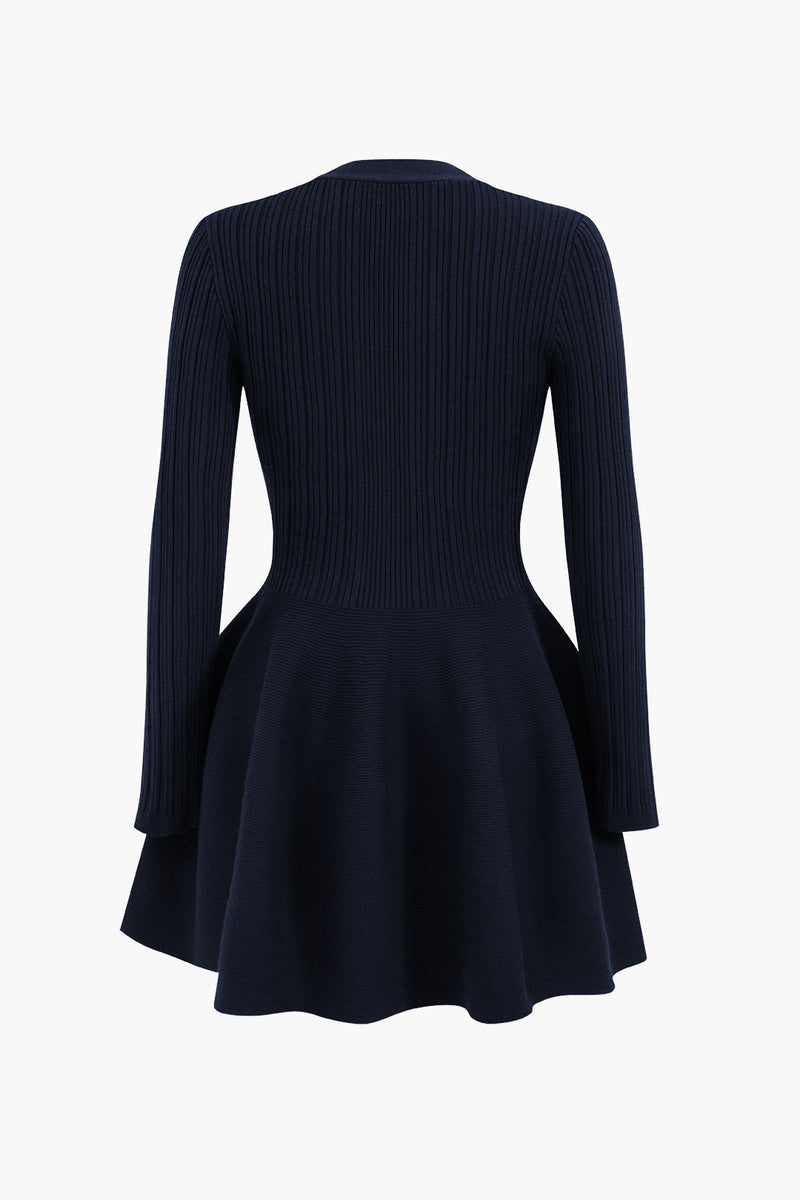 Janice - Knit Puff Hem Sweater