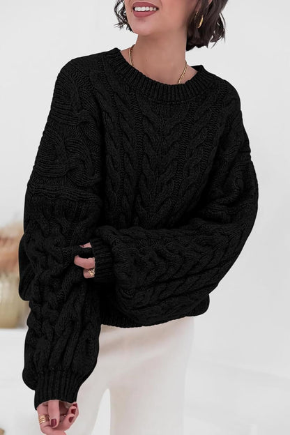 Chunky Knit Cable Sweater