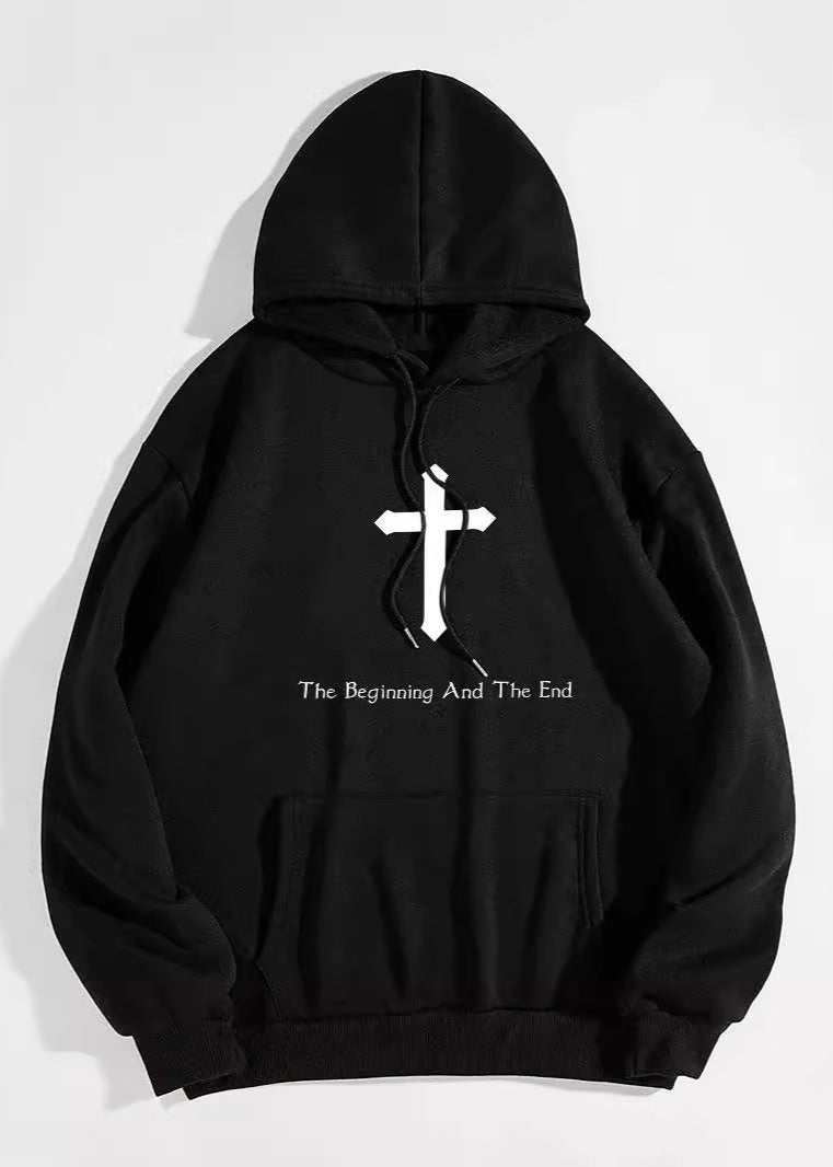 Faith-inspired Hooded Sweatshirt - 