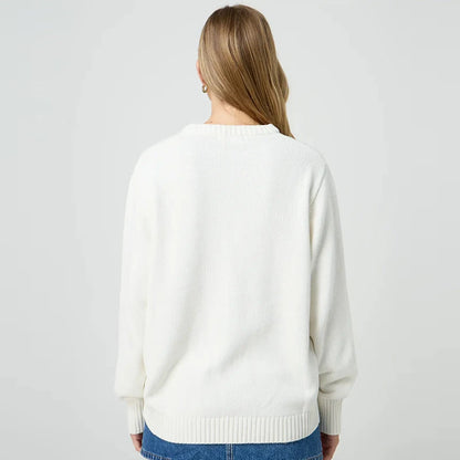 New Printed ’s and ’s Sweater Europe and the United States Street Knitting Sweater