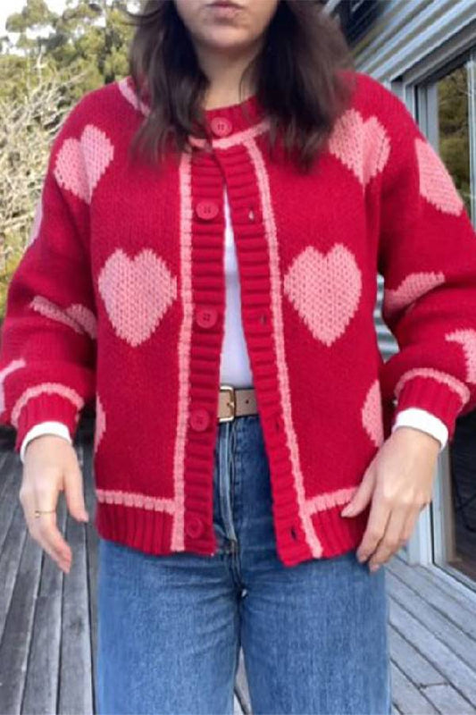Heart Shaped Cozy Sweater