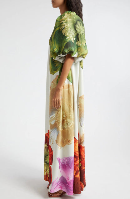 Payton Asymmetric Neck Maxi Dress