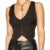 Y2k Pu Leather Vest Aesthetic V Neck Sleeveless Button Tank Tops 2000s Dark Academia Tshirt Waistcoat