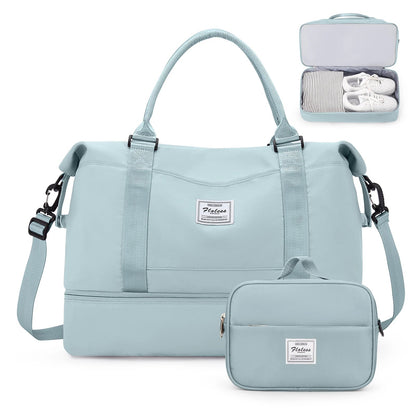 Weekender Bags for Personal Item Travel Bag With Shoes Compartment Overnight Travel Duffel Bag With Toiletry Bag Gym Bag
