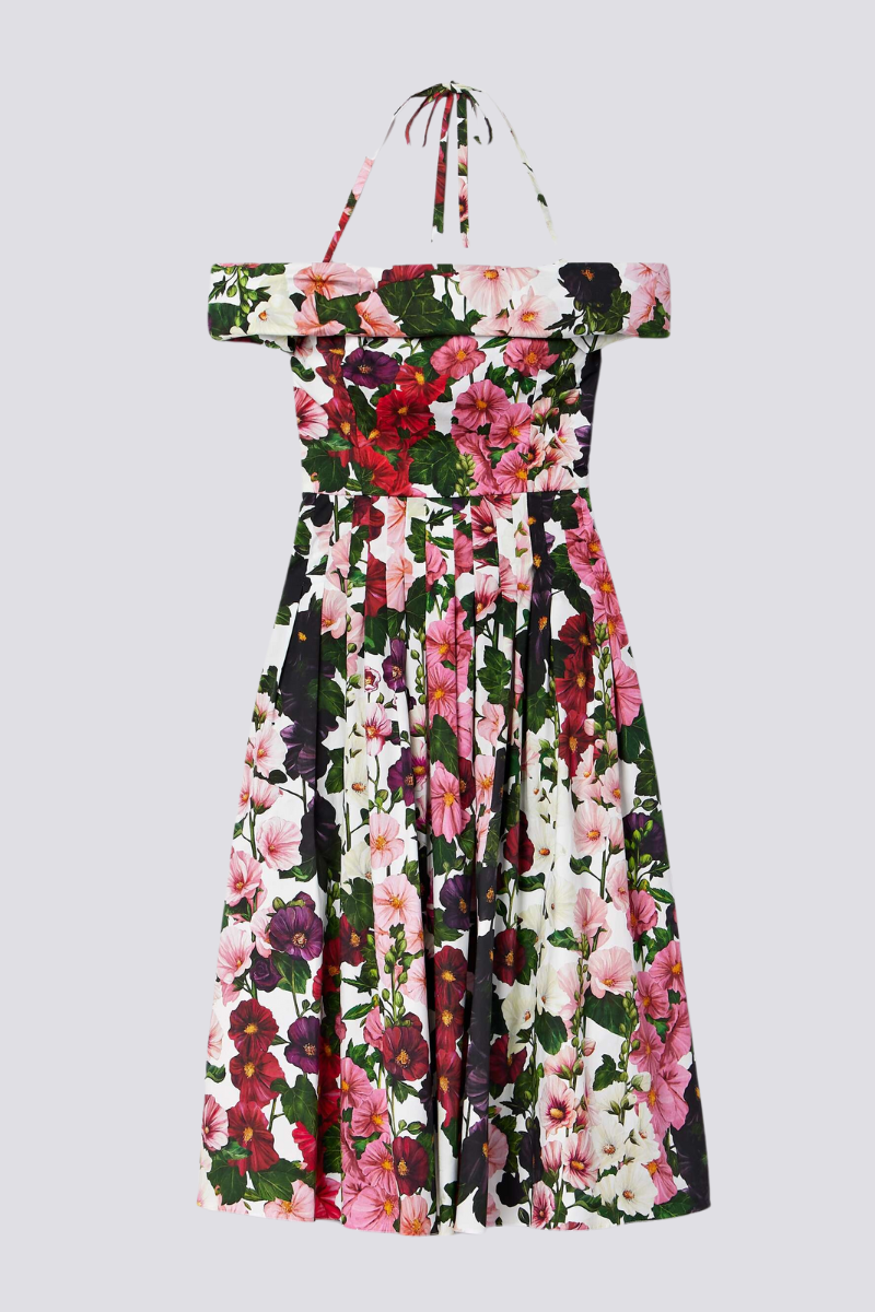 Alianora Off Shoulder Midi Dress