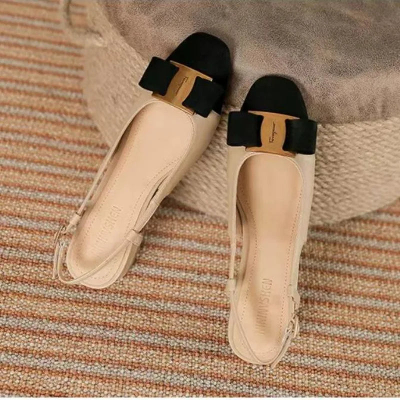 All-match Non-slip Soft Leisure Mixed Colors Comfort Shoes Low Heel Pumps