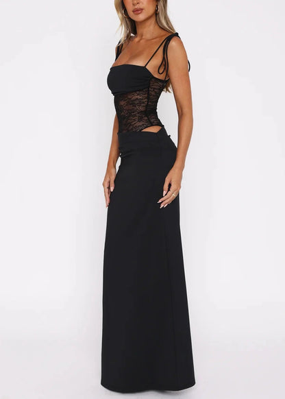Alma Maxi Dress - Black