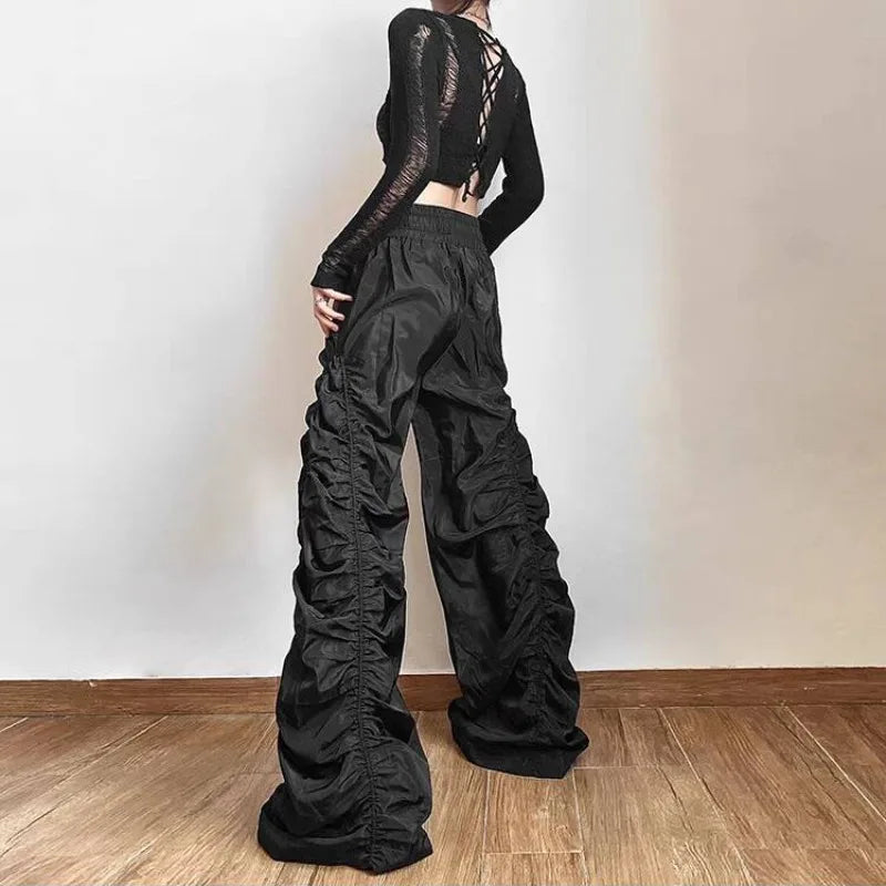 Gothic Punk Hipster Baggy Y2k Minimalist Pants