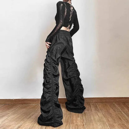 Gothic Punk Hipster Baggy Y2k Minimalist Pants