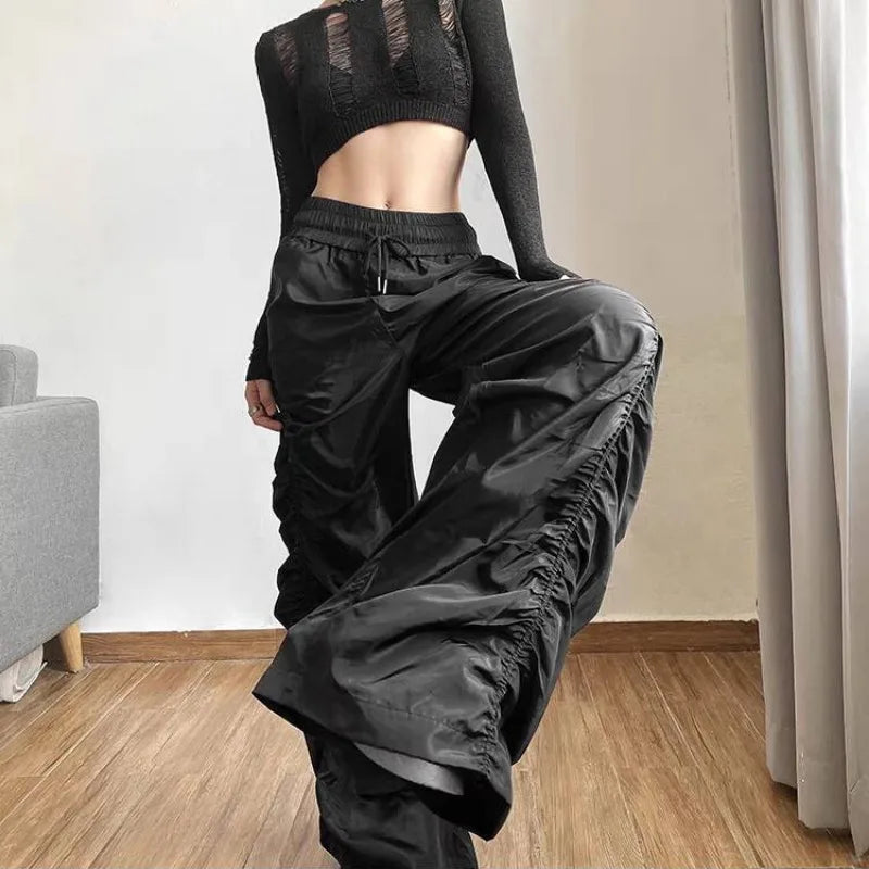 Gothic Punk Hipster Baggy Y2k Minimalist Pants