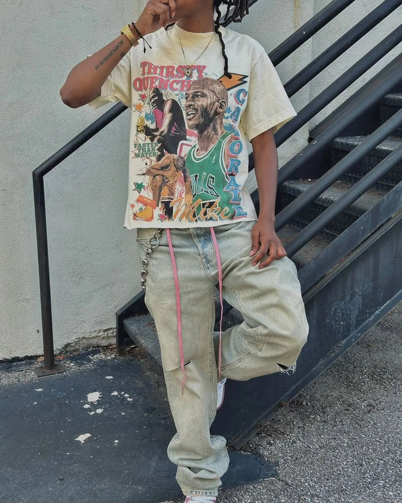 American Hip Hop Graphic T-shirt
