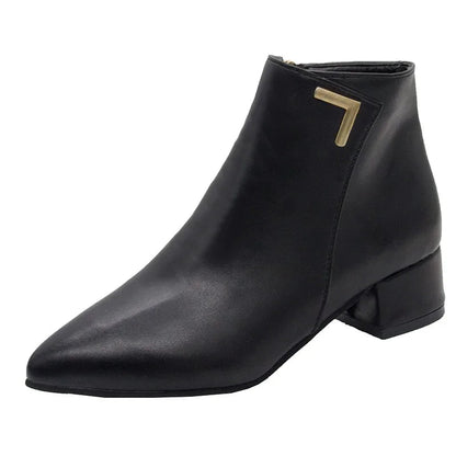 Autumn Winter Fashionable Waterproof Comfortable Soft Bottom Platform Ankle Boot