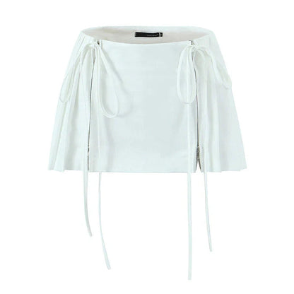 Arilyn Pleated Mini Skirt