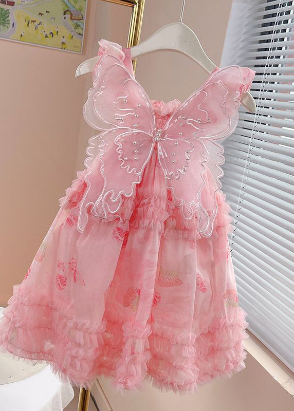 Art Green Square Collar Print Wrinkled Tulle Long Dress Sleeveless Ew023