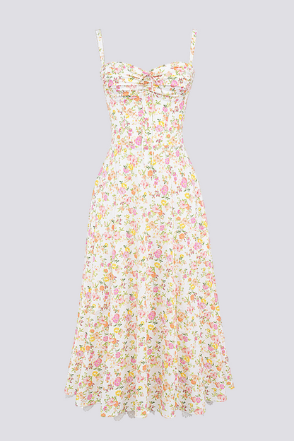 Athénaïs Ruched Maxi Dress