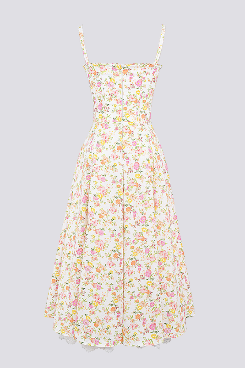 Athénaïs Ruched Maxi Dress