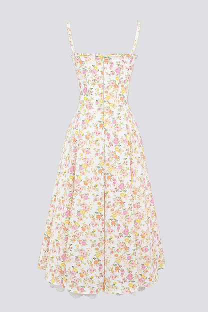 Athénaïs Ruched Maxi Dress