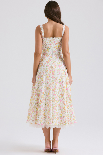 Athénaïs Ruched Maxi Dress