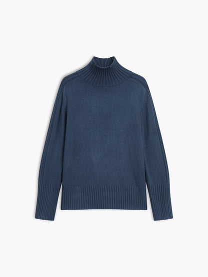 High Neck Knit Sweater