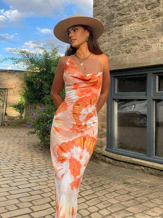 Galilea | Tropical Maxi Dress