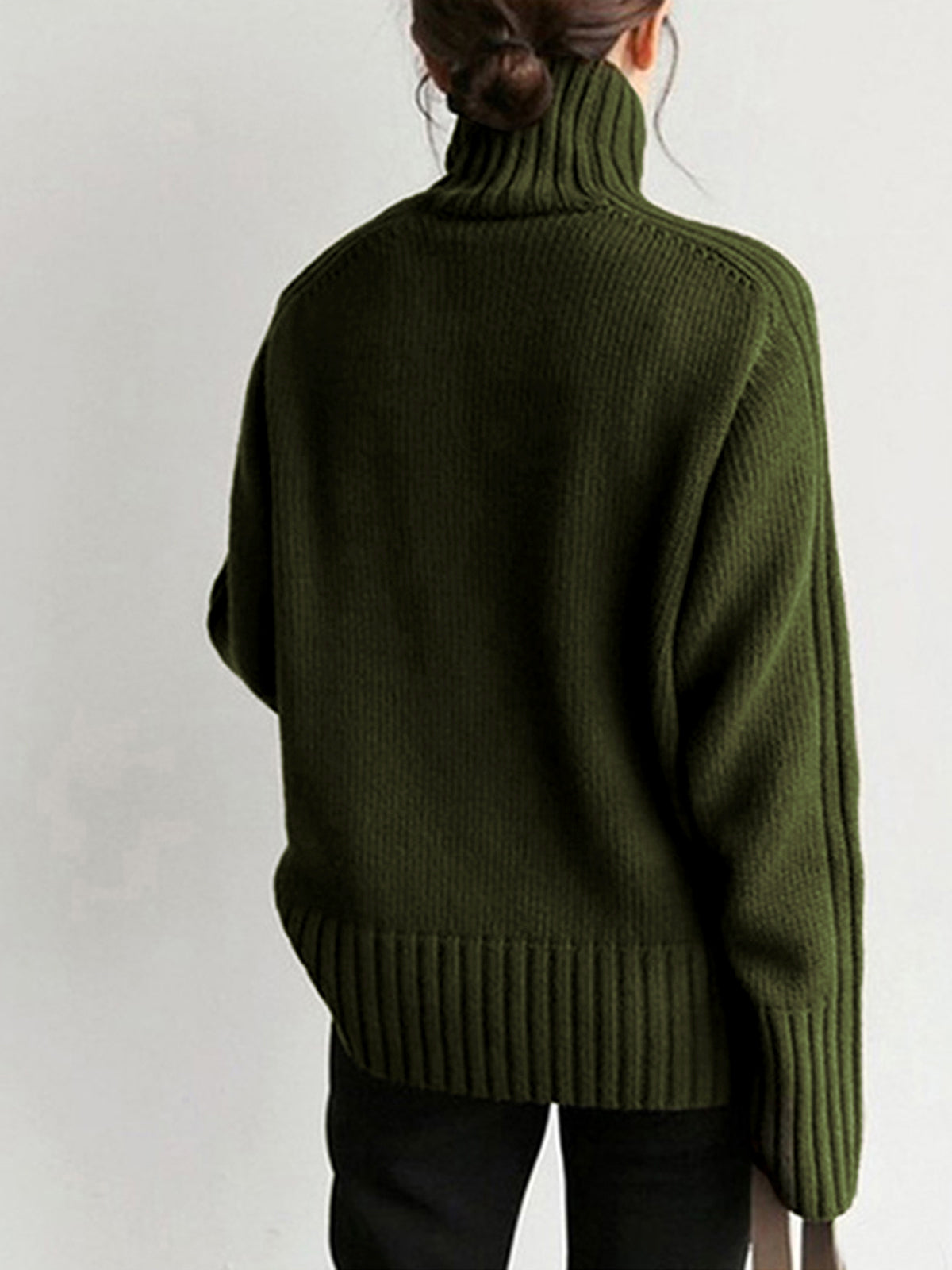 High Neck Knit Sweater