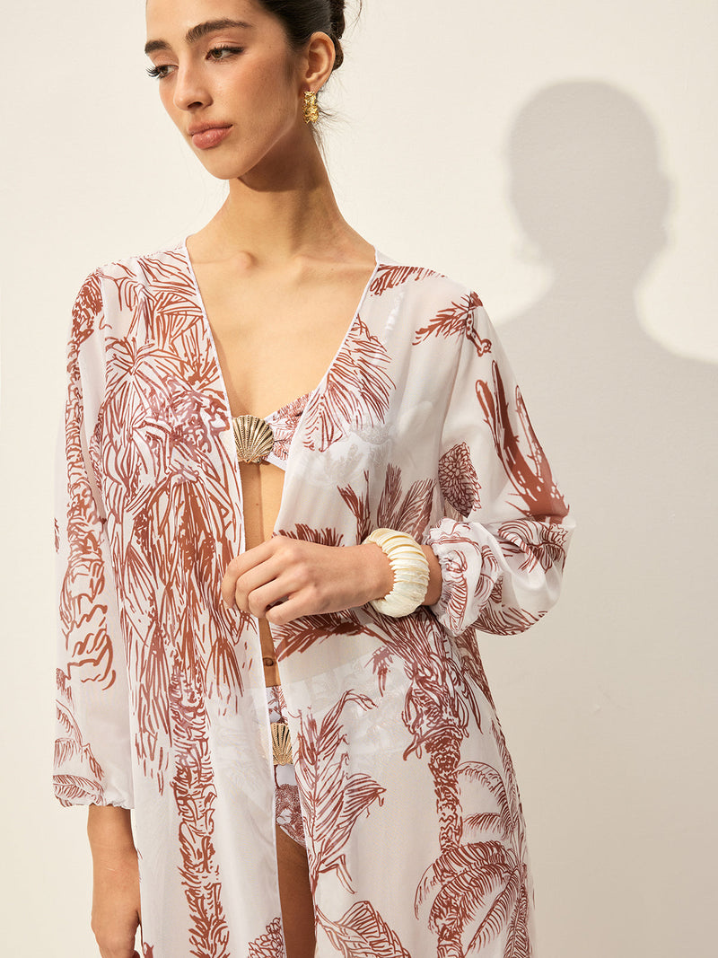 Print Cover-up Skirt