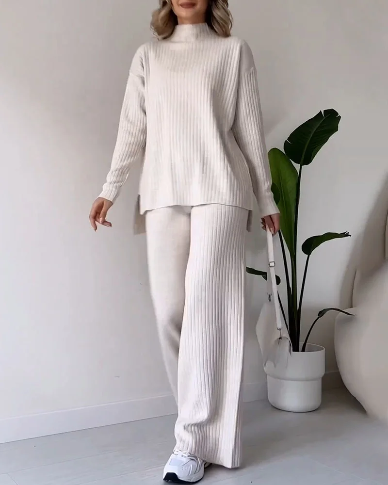 Slit Two-piece Set