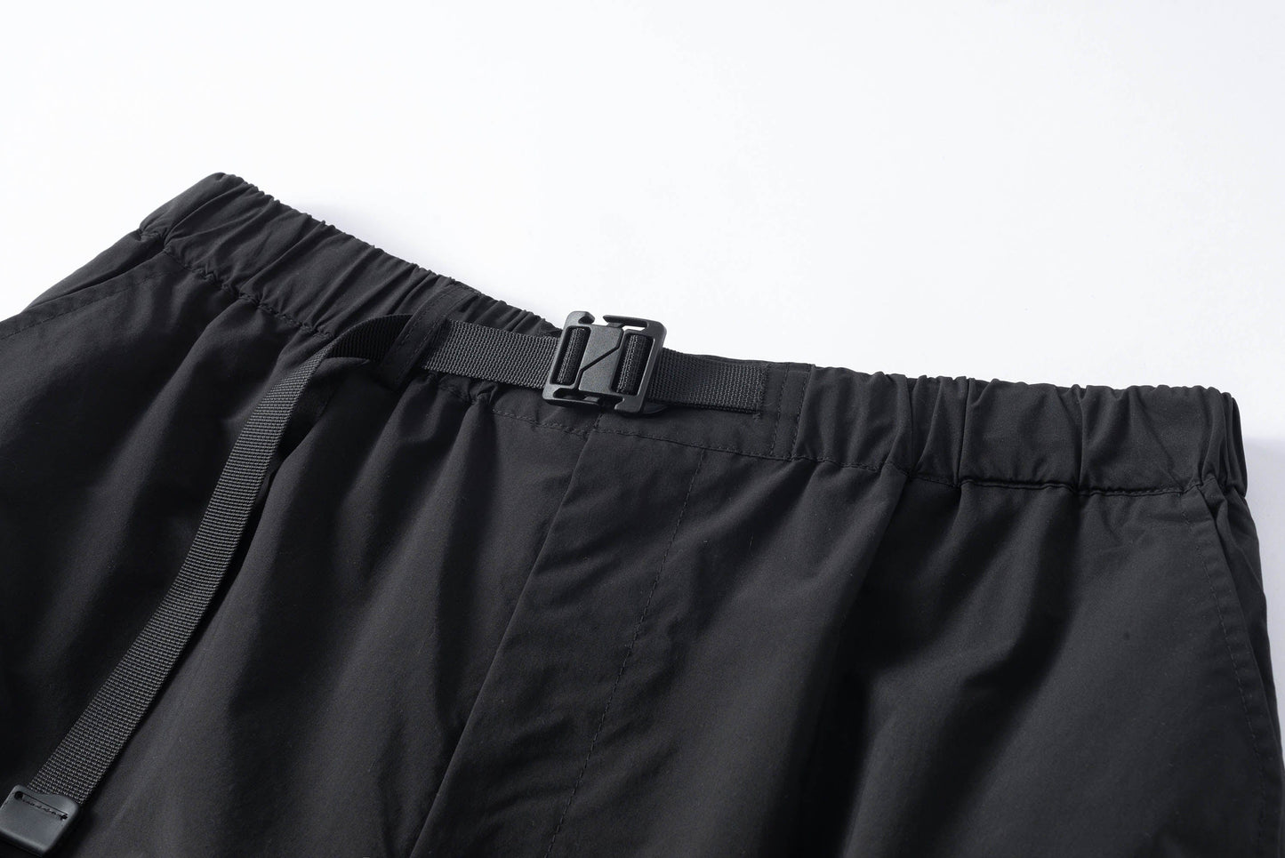 Layered Drawstring Technical Pants