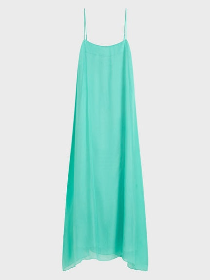 Spaghetti Straps Column Maxi Dress
