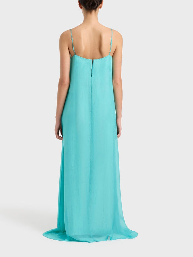 Spaghetti Straps Column Maxi Dress