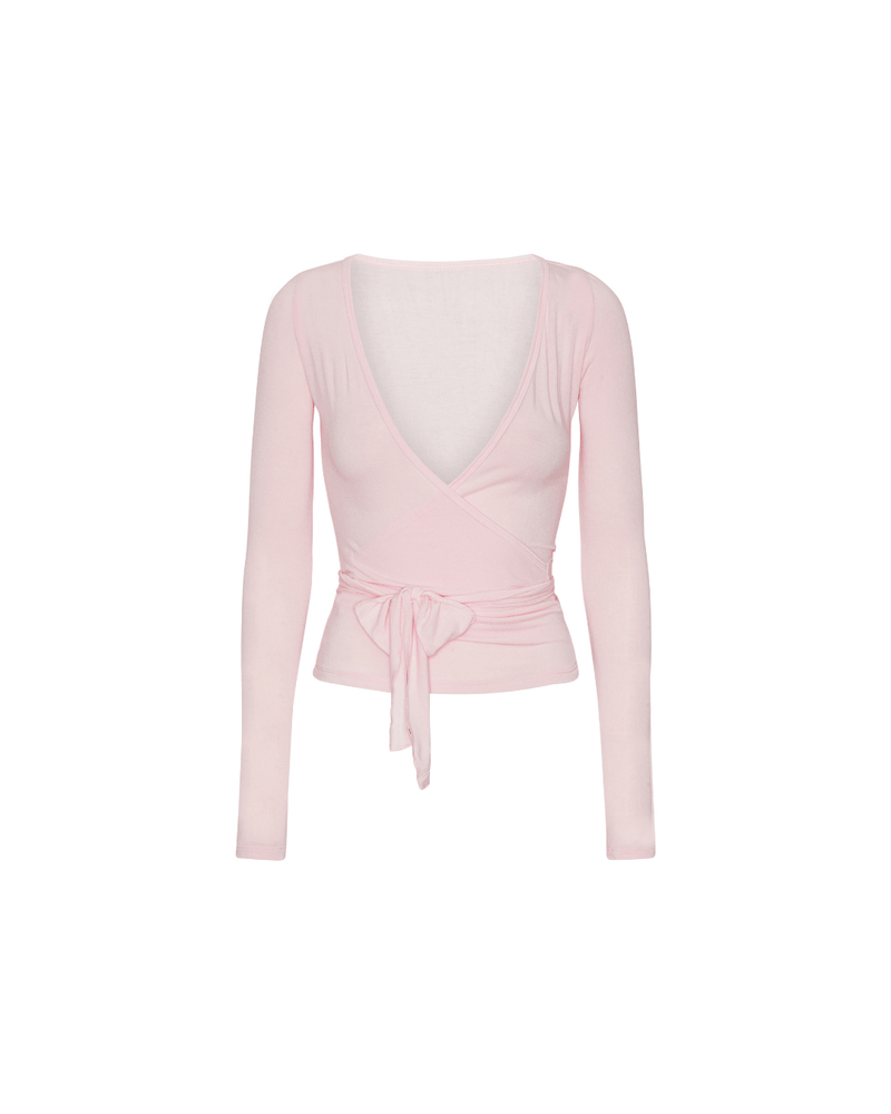 Wrap Blouse - Soft Pink