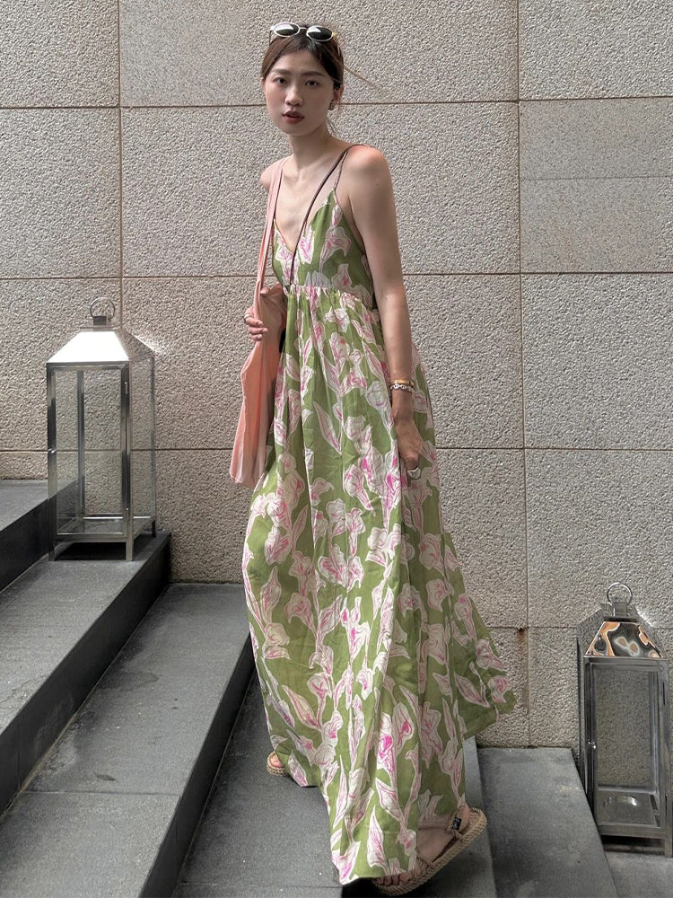 Backless Maxi Dress