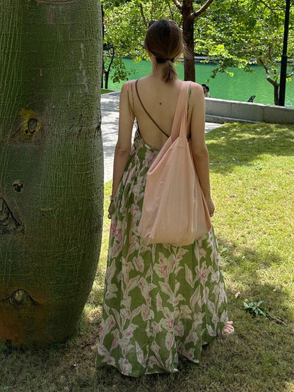 Backless Maxi Dress