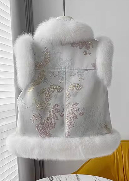 Apricot Pockets Patchwork Cotton Filled Waistcoat Winter Rz031