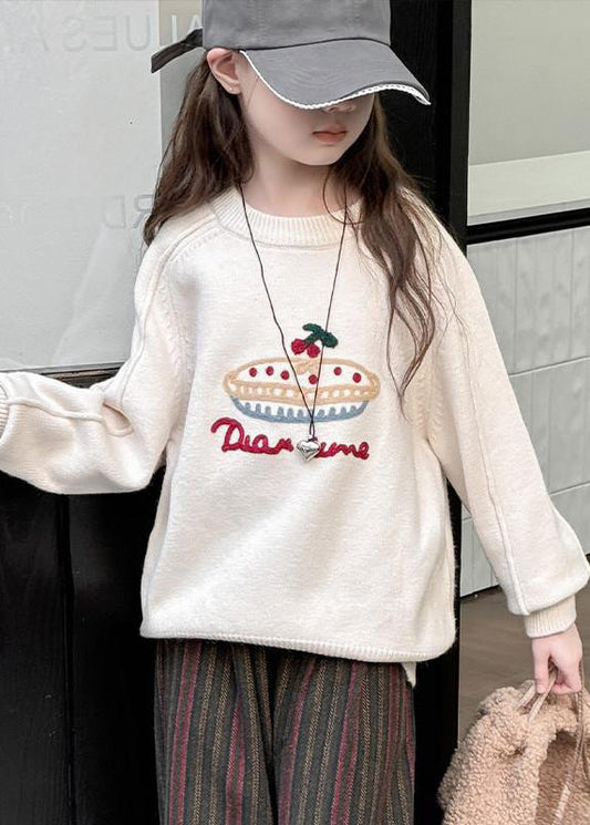 Beige Patchwork Warm Fleece Cotton Knit Sweaters Spring Tp031