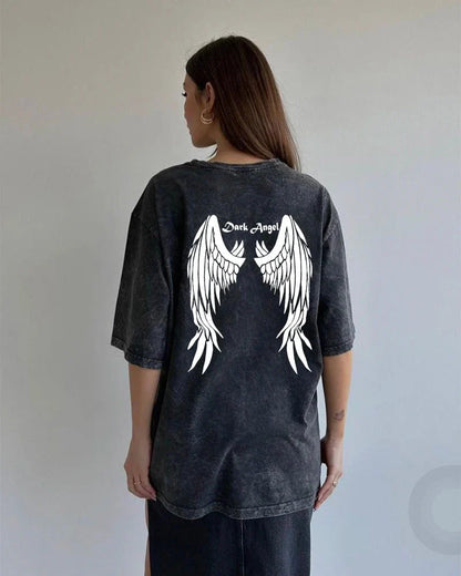 Acid Wash Print T-shirt