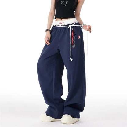 Harajuku Loose Wide-leg High-waisted Dance Pant