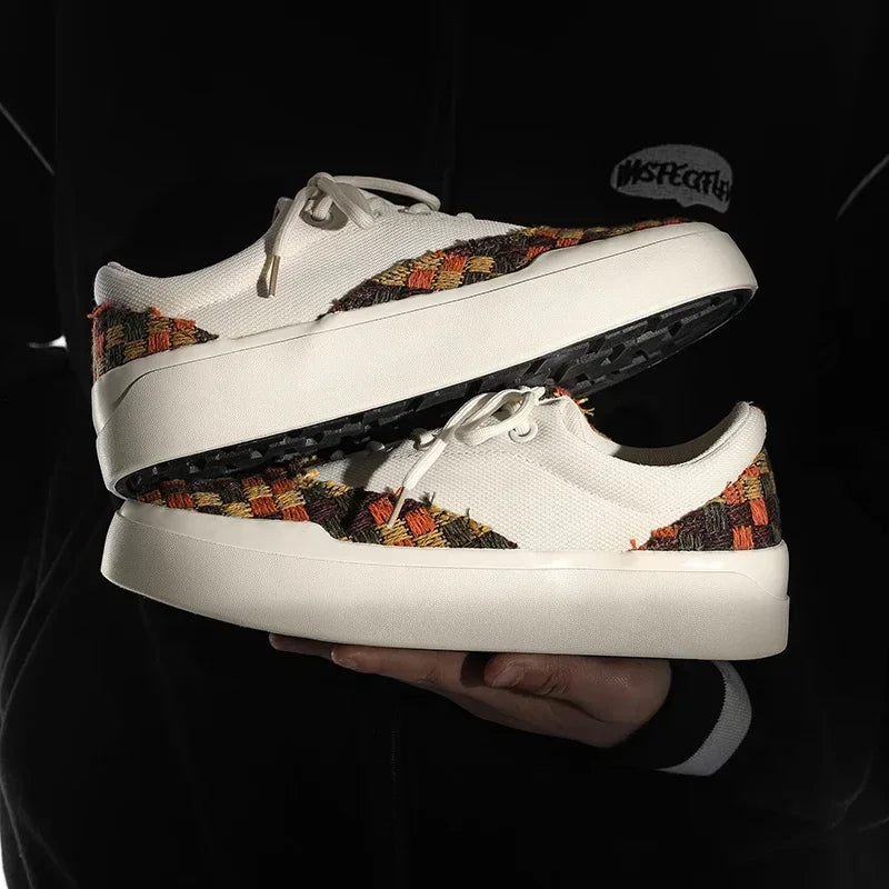 Breathable Lace Up Outdoor's Sneakers Zapatos Mujer Skateboarding Shoes for Summer Skate Shoes Comfortable