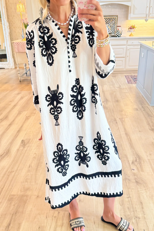 Style Print Midi Dress