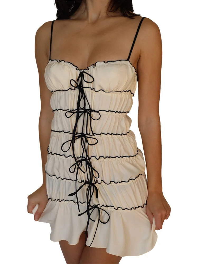 Sleeveless Y2k Party Mini Dresses