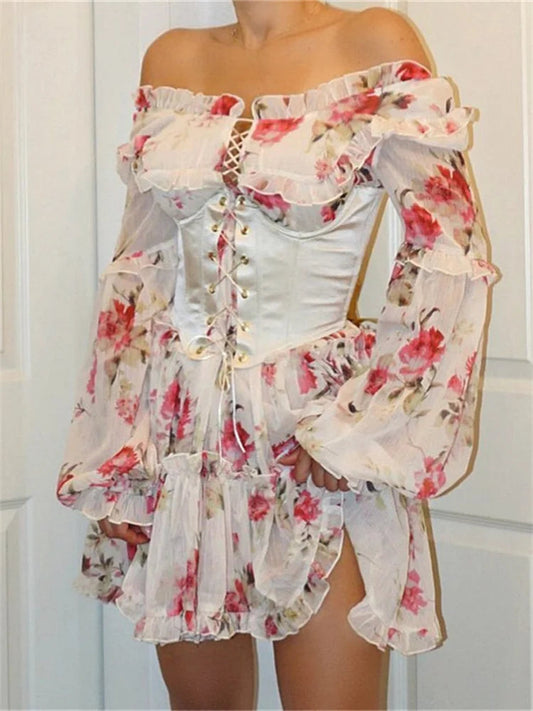 Bandage Corset Mini Dress