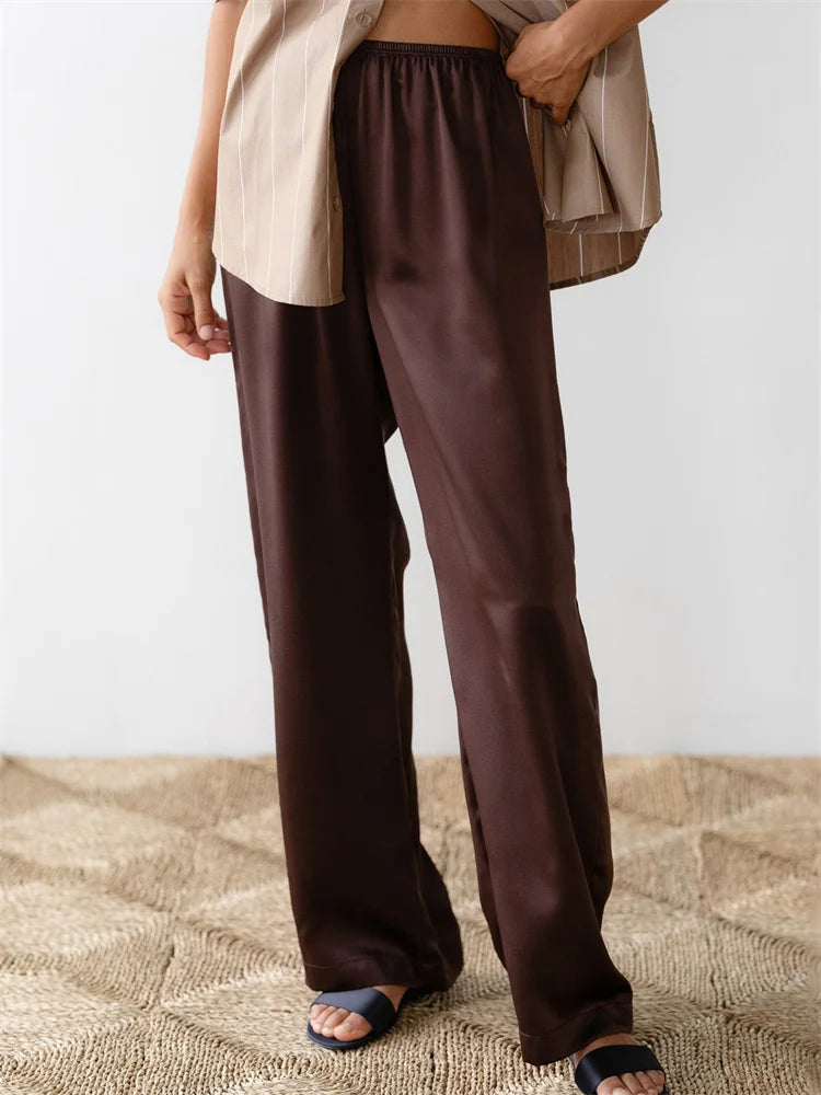 Color Lounge Elastic Waist Pull-on Pant