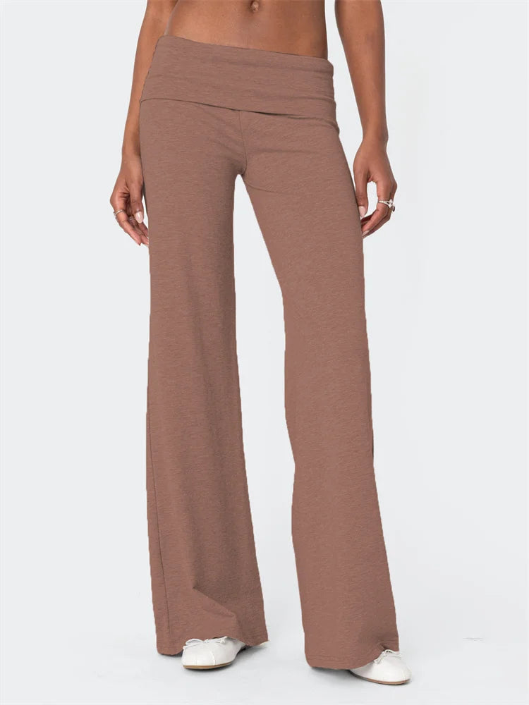 Low Waist Color Loose Street Pant