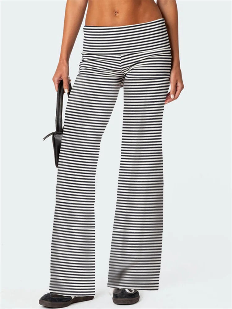 Low Waist Color Loose Street Pant