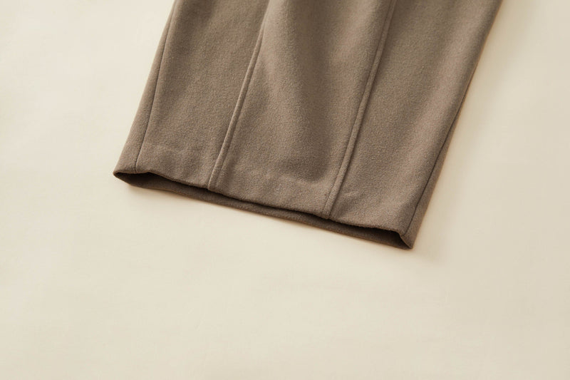 Drawstring Waist Wide-leg Pants