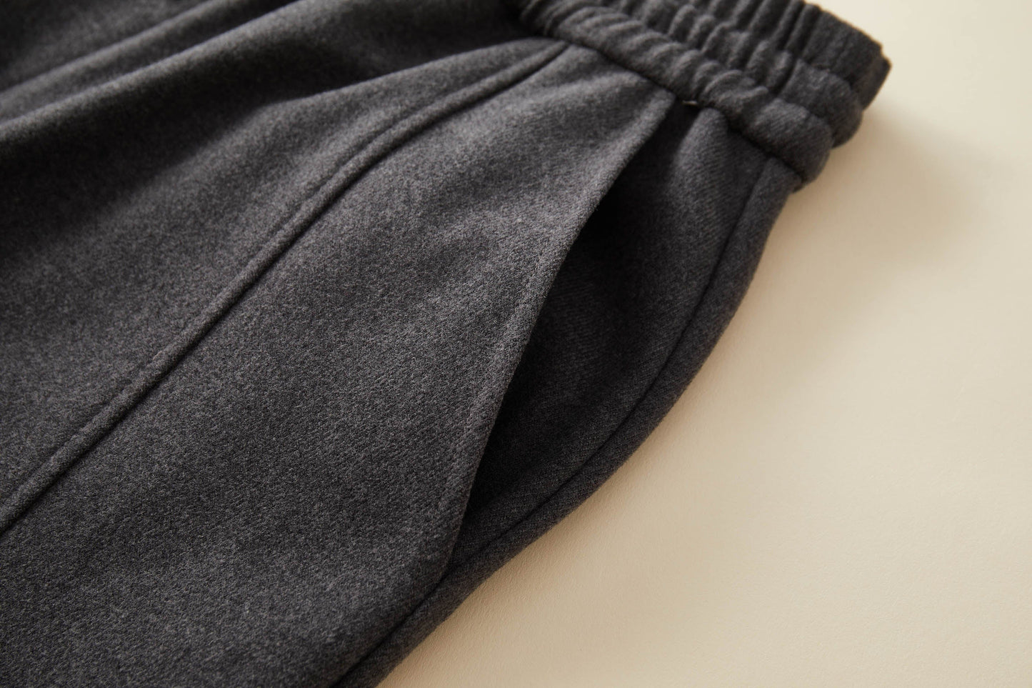 Drawstring Waist Wide-leg Pants