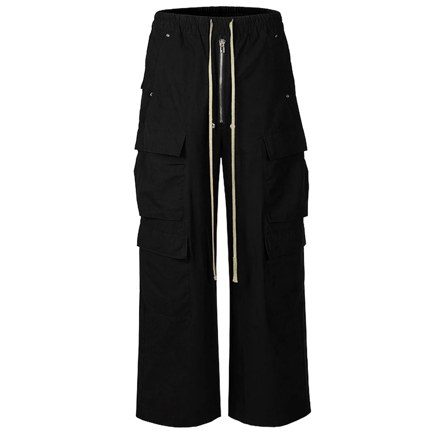 Noir Utility Drawstring Pants