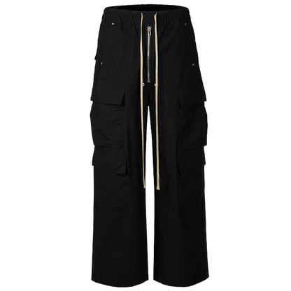 Noir Utility Drawstring Pants