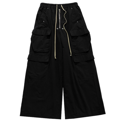 Noir Utility Drawstring Pants